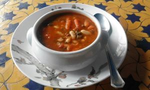 Potaje de alubias al estilo marroquí at El Paladar in Sevilla