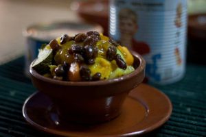 Cuscús vegetariano at El Paladar in Sevilla