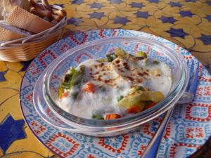 Verduritas gratinadas al queso parmesano at El Paladar in Sevilla