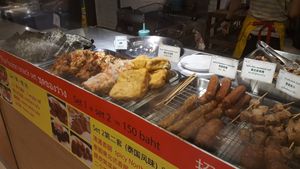 Faux meats etc at Im Jai - Veg Food Stall in Chiang Mai