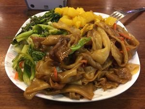 Some oil 🤔 at Im Jai - Veg Food Stall in Chiang Mai