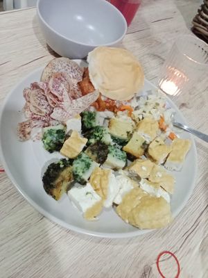 Take away plate. at Im Jai - Veg Food Stall in Chiang Mai