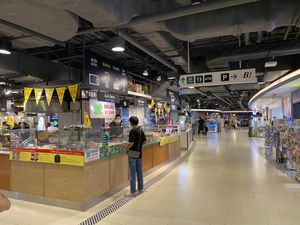 the food stall, downstairs   at Im Jai - Veg Food Stall in Chiang Mai