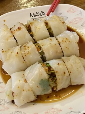 you have to get them veg rolls!  at Im Jai - Veg Food Stall in Chiang Mai