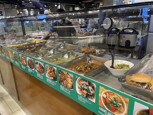 Many delicious dishes to choose from!   at Im Jai - Veg Food Stall in Chiang Mai