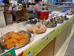 Great variety of food   at Im Jai - Veg Food Stall in Chiang Mai