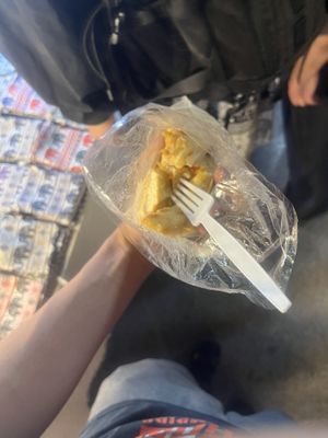 tofu & radish cake  at Im Jai - Veg Food Stall in Chiang Mai