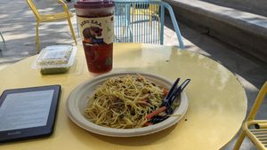 chinese noodles at Im Jai - Veg Food Stall in Chiang Mai