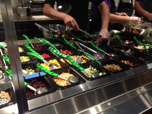 salad bar  at MAD Greens in Scottsdale