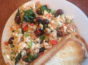 tofu scramble at 3 Sisters' Cafe in Indianapolis