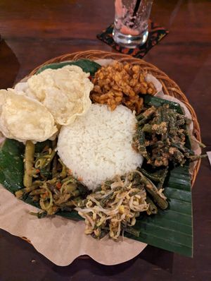 Nasi campur at Biah Biah - Gootama in Ubud