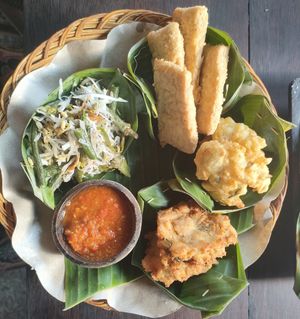 Mixed plate at Biah Biah - Gootama in Ubud
