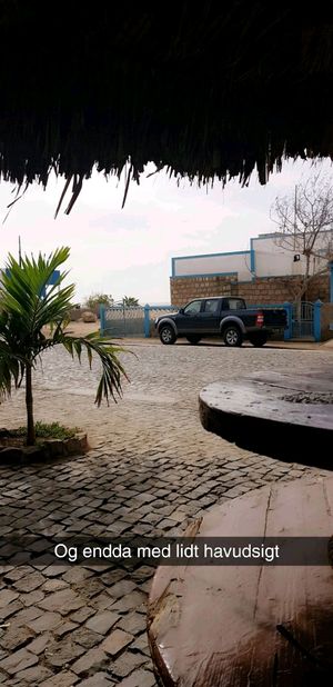 View from the front of the café  at Cape Fruit in Santa Maria