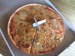 pizza veg  at Hell Pizza in Rotorua