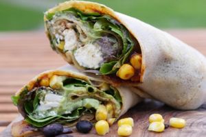 Tex-mex wrap at VIDA in Konstanz