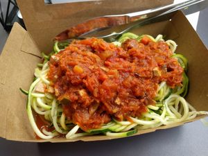 Zuchini Spaghetti at VIDA in Konstanz