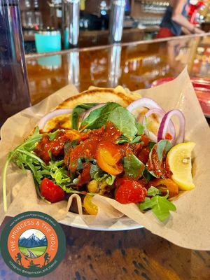 VEGGIE PITA  at Manitou Brewing Company in Manitou Springs