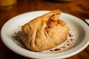 pumpkin empanada at Alma Dorica in Cordoba