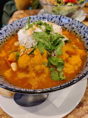 Daily special: potato-cauliflower stew at Huber in Freiburg