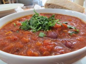 Chilly sin Carne at Huber in Freiburg