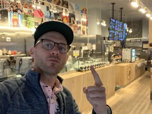 HundyP approves!  at Juice Press - Soho in New York City