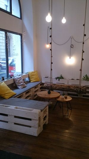 Lovely design at Naspolya Nassolda in Budapest