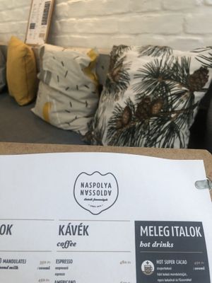 Caffetteria  #Veganuary at Naspolya Nassolda in Budapest