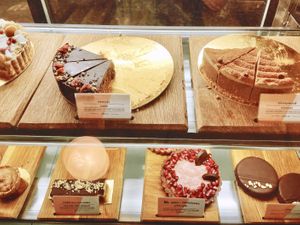 Cakes  at Naspolya Nassolda in Budapest