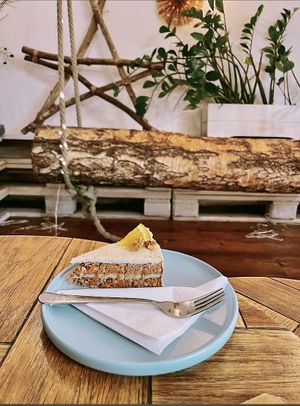 Carrot cake   at Naspolya Nassolda in Budapest