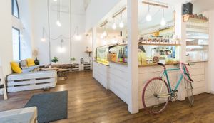 Interior at Naspolya Nassolda in Budapest