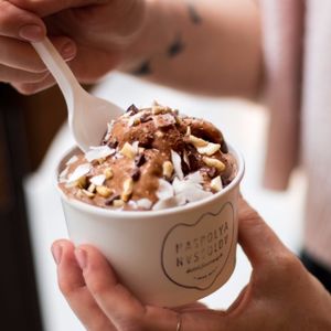 n'ice-cream at Naspolya Nassolda in Budapest