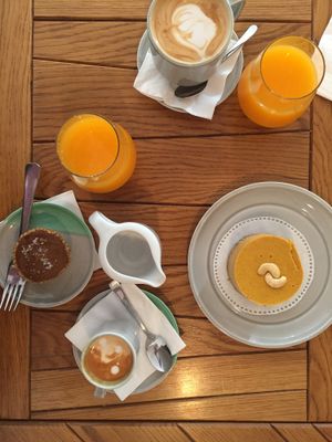 Breakfast at Naspolya Nassolda in Budapest