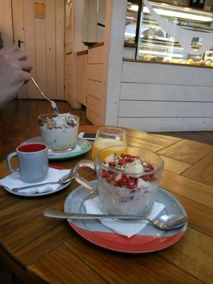 breakfast at Naspolya Nassolda in Budapest