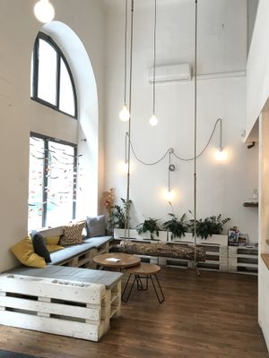 Relaxing chilled atmosphere  at Naspolya Nassolda in Budapest