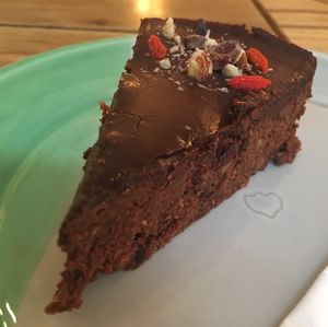 Brownie at Naspolya Nassolda in Budapest