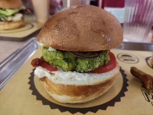 Panino fabbricotti at Borgo Burger in Livorno