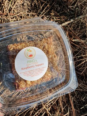 Raspberry square at Judahlicious in San Francisco