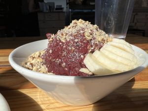 Small açaí bowl   at Judahlicious in San Francisco