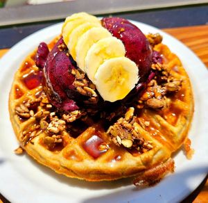 Gluten Free Waffle Açai at Judahlicious in San Francisco