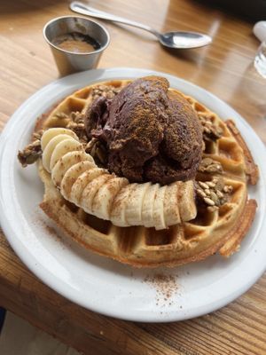 Açaí Waffle   at Judahlicious in San Francisco