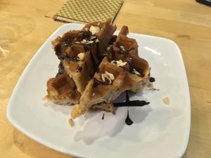 Waffle at LN Fortunate Coffee - Duta North in Kuala Lumpur