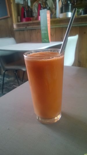 Beta blast  at Pulp Fiction Future Food and Juice Cafe in Whitley Bay