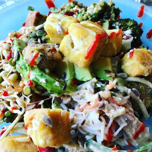 Buddha-licious at Pulp Fiction Future Food and Juice Cafe in Whitley Bay