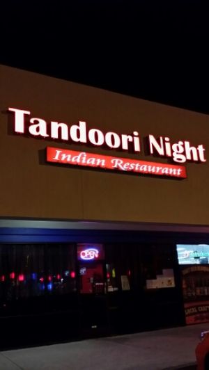 Storefront at Tandoori Night in Fresno