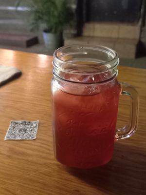 Agua del dia - Jamaica 🌺 at U.to.pi.a in Mexico City