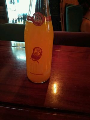 Naranja-Mandarin Organic Soda at U.to.pi.a in Mexico City