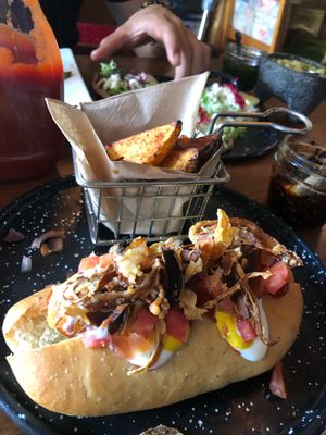 Hot dog  at U.to.pi.a in Mexico City