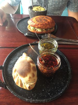 Un pampazo y una empanada  at U.to.pi.a in Mexico City