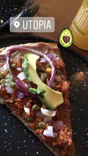 Pizza mexicana  at U.to.pi.a in Mexico City