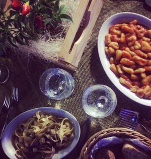 great pasta dishes  at Osteria da Peppino in Pompei